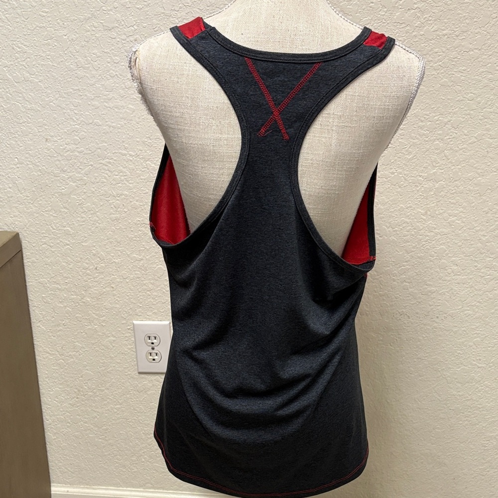 Wisconsin Women's Red Tank Top - Picture 6 of 9